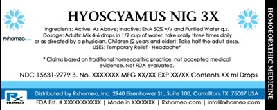 Product Label (Drops Hyoscyamus Nig Fda)