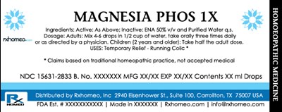 Product Label (Drops Magnesia Phos Fda)