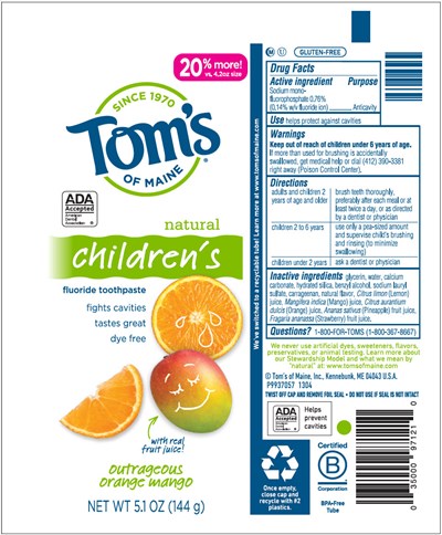 Principal Display Panel (144 g Tube Label)