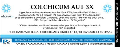 Product Label (Drops Colchicum Aut Fda)