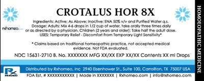Product Label (Drops Crotalus Hor Fda)