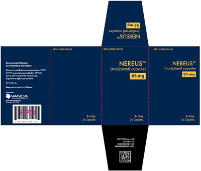 85mg Tradipitant Capsules (Carton Label)