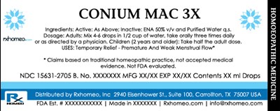 Product Label (Drops Conium Mac Fda)