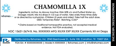 Product Label (Drops Chamomilla Fda)