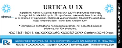 Product Label (Drops Urtica U Fda)
