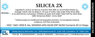 Product Label - drops silicea fda