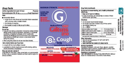 Image Description (Glituss Dm Bottle Label)