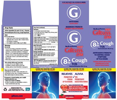 Image Description (Glituss Dm Carton Label)