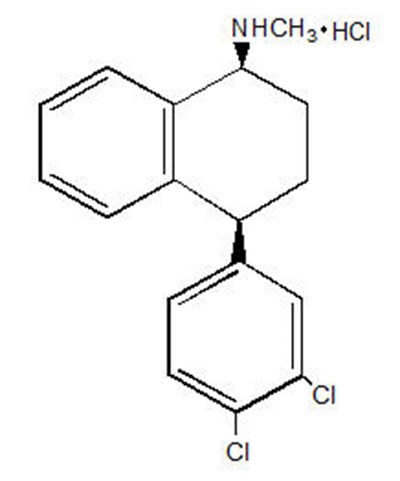 Chemical Structure (Sertraline 01)