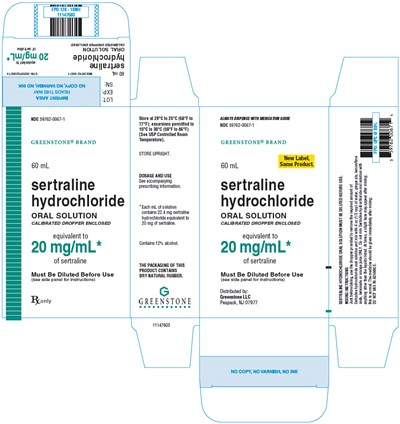 sertraline-05.jpg PRINCIPAL DISPLAY PANEL - 60 mL Bottle Label - sertraline 05