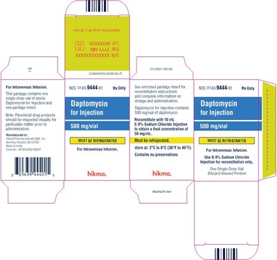 Carton (Daptomycin Cc 500mg 3)