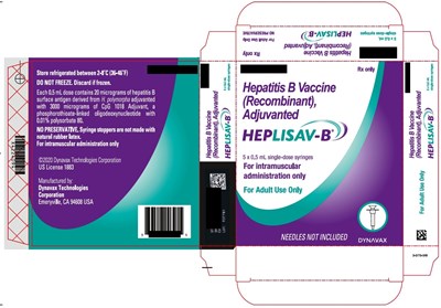 Image Of Carton Of Syringes- Principal Panel (Heplisav B 02)