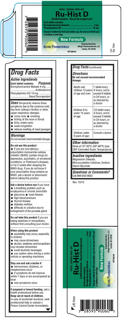 ru-hist-01.jpg Principal Display Panel - 60 Tablet Bottle Label - ru hist 01
