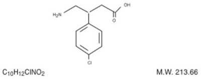baclofen-01.jpg The structural formula of Baclofen. - baclofen 01