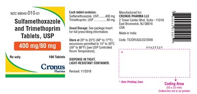 sulfatrime-fig1.jpg PACKAGE LABEL-PRINCIPAL DISPLAY PANEL - 400 mg/80 mg (100 Tablet Bottle) - sulfatrime fig1
