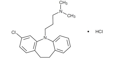 clomipramine-structure.jpg Structure - clomipramine structure