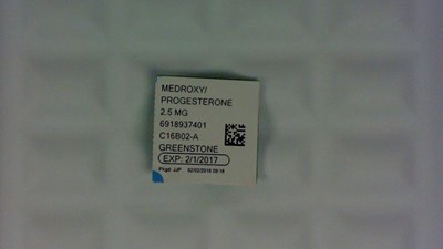 Medroxyprogesterone 2.5 mg Tablet (6918937401)