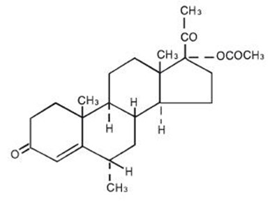 Chemical Structure (Medroxyprogesterone 01)