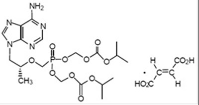 Tenofovir Chemical Structure (Efemtf Str3)