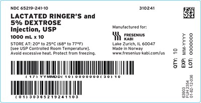lac02-0003-06.jpg PACKAGE LABEL - PRINCIPAL DISPLAY –Lactated Ringer's and 5% Dextrose Case Label - lac02 0003 06
