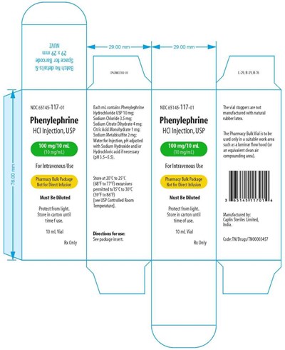 Phenylephrine-10ml-carton-label (Phenylephrine 10ml Carton Label)