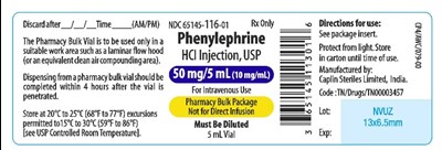 Phenylephrine-5ml-vial-label (Phenylephrine 5ml Vial Label)