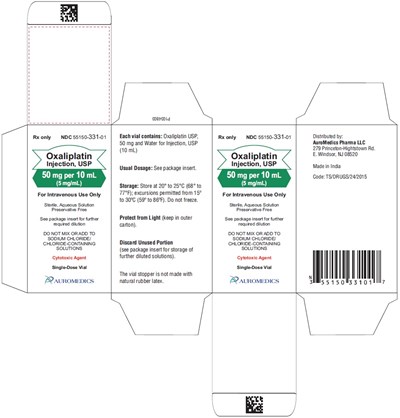 oxaliplatin-fig5.jpg PACKAGE LABEL-PRINCIPAL DISPLAY PANEL-50 mg per 10 mL (5 mg/mL) - Container Label - oxaliplatin fig5