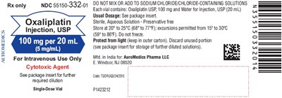oxaliplatin-fig6.jpg PACKAGE LABEL-PRINCIPAL DISPLAY PANEL-50 mg per 10 mL (5 mg/mL) - Container-Carton (1 Vial) - oxaliplatin fig6