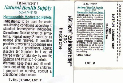 Headache Label 1 (Nhs Headache 1)
