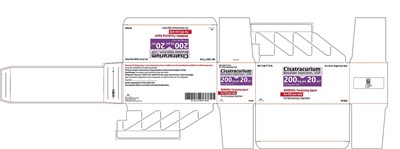 PRINCIPAL DISPLAY PANEL – Cisatracurium Besylate Injection, USP – 20 mL Carton - cis ht 200mg carton