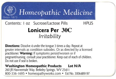 Lonicera Per Label Example (Loniceraper30c1oz Label)
