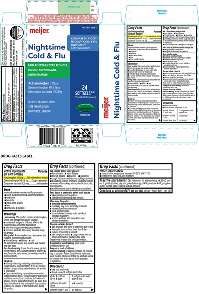 Nighttime Cold and Flu SOFTGEL - 79481 0808