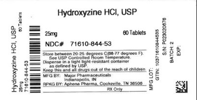 Label (71610 0844 53)