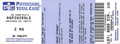 5912.jpg Ropinirole HCl Tablets, 2 mg - 5912
