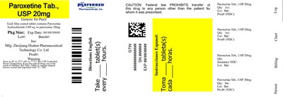 Paroxetine Tab Usp 20mg (Image 04)