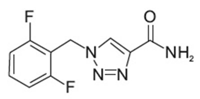 Rufinamideoschemicalstructure (Rufinamideoschemicalstructure)