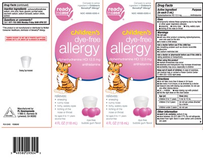 Diphenhydramine Hci 12.5 mg (Childrens Allergy Dye Free Bubblegum Liquid 1)