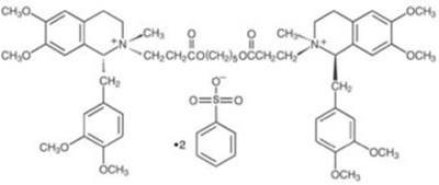 Structural Formula Of Cisatracurium Besylate (Cis0e 0000 01)