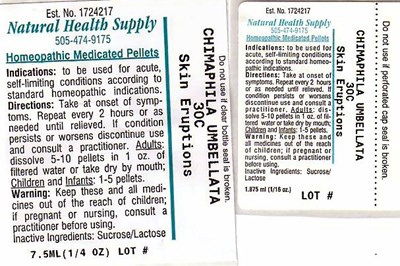 Skin Eruptions 8 Label (Nhs Skin Eruptions 8)