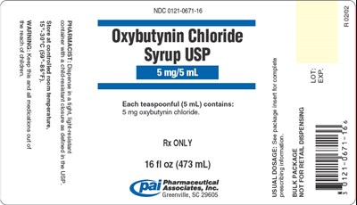 PRINCIPAL DISPLAY PANEL - 473 mL Bottle Label - oxybutynin 02