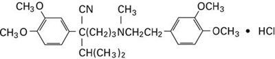 structural formula verapamil hydrochloride - verapamil 01