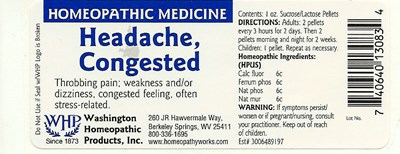 Image Of Bottle Label (Headachecongested)