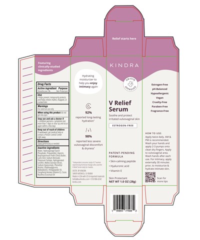 V Relief Serum (Kindra Vreliefserum1oz Box)