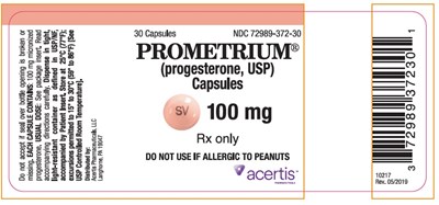 100 mg Capsule Bottle Label - prometrium 03