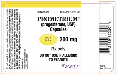 200 mg Capsule Bottle Label - prometrium 04