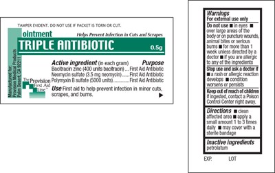 Principal Display Panel (0.5g Packet Label)