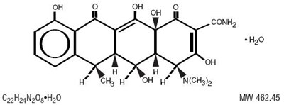 Chemical Structure - doxycycline tablets usp 1