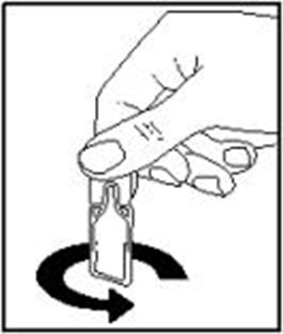Figure 2 Gently Shake The Budesonide Inhalation Suspension Ampule Using A Circular Motion (Budesonide Inhalation Suspension 5)
