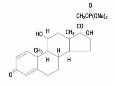 Chemical Structure (Prednisolone Sodium Phosphate Solution 1)