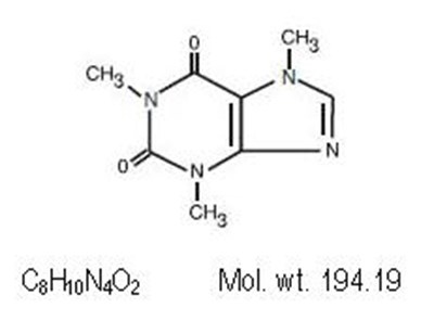 Caffeine-molec-struc (Butalbital Acetaminophen And Caffeine Tablets 3)